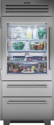 NIB Sub-Zero PRO3650GLH 36'' Dual Refrigeration Bottom Freezer Refrigerator