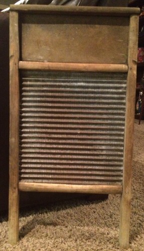 Vintage Antique Family Size National Washboard Co. No. 25 Washboard