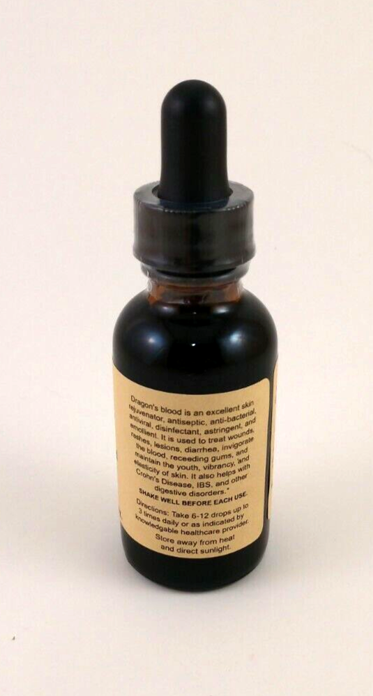 Dragon's Blood Extract 1 oz (30ml) Anti-inflammatory Sangre de Grado Made in USA