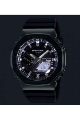 Pre-owned Casio G-shock Solar & Bluetooth Watch Gbm-2100a-1a2er