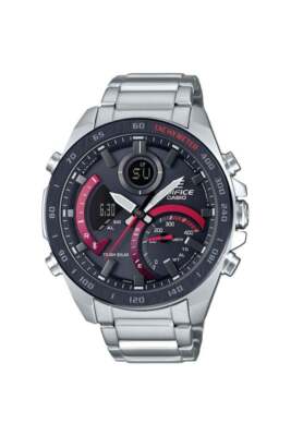 Pre-owned Casio Edifice Bluetooth Chronograph Gents Watch Ecb-900db-1aer
