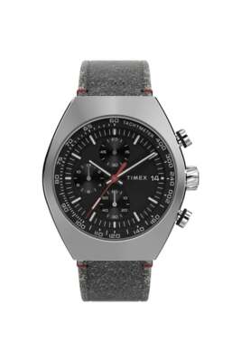 Pre-owned Timex Legacy Tonneau 42mm Leather Strap Watch Tw2w50000