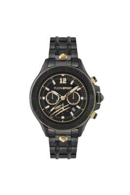 Pre-owned Plein Sport Warrior Tech Chronograph Gents 47mm Gents Watch Ps6ba0824