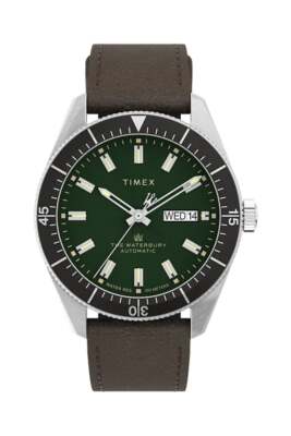 Pre-owned Timex Gents Waterbury Dive Automatic Watch Tw2v24700