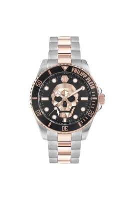 Pre-owned Philipp Plein The $kull Diver Gents Watch 44mm Pwoaa0822