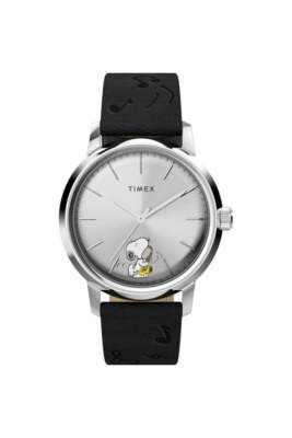 Pre-owned Timex Marlin Automatic X Peanuts Saxophonist 40mm Watch Tw2w68800
