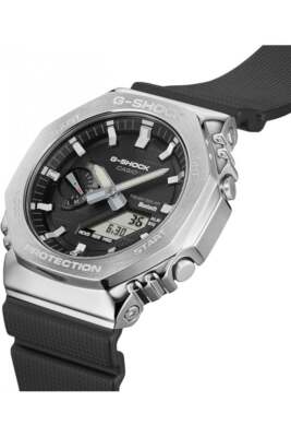 Pre-owned Casio G-shock Solar & Bluetooth Watch Gbm-2100-1aer