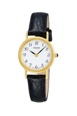 Pulsar Ladies Classic Leather Strap Watch PTA514X1