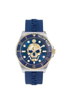 Pre-owned Philipp Plein The $kull Diver Gents Watch 44mm Pwoaa0222
