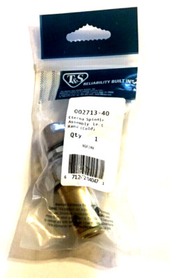 T & S Style 002713-40 Left Hand Compression Cold Eterna Spindle Assembly (cold)