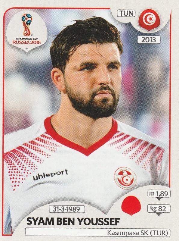 Tunisia - Stickers Image Vignette Foot - Panini Russia 2018 - A Choisir