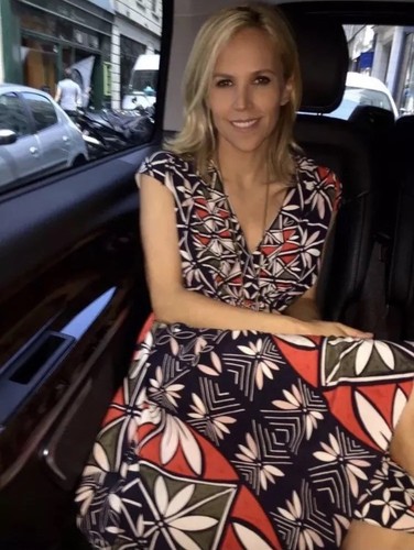 Tory Burch Acoma Pottery Silk Wrap Midi Dress Michelle Obama