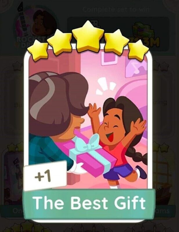 Monopoly GO The Best Gift 5 star Sticker