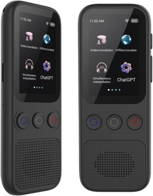 138 Languages Real-Time Translator Device WiFi Two-Way Instant Offline Translate