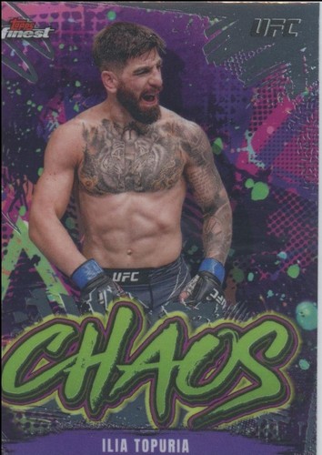 2024 Topps Finest UFC - Ilia Topuria #CHA-1