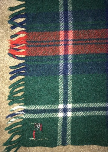 Vintage Wool Blacket 60” X 48” Mid Century Beautiful!