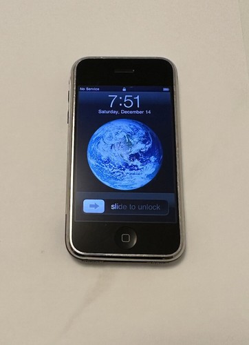 Apple iPhone 7128GB ブラック Apple iPhone 1st Generation - 8GB - Black (AT&T) A1203 (GSM