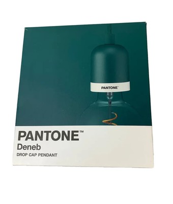 Pantone Deneb Drop Cap Pendant Light Forest Biome  NEW