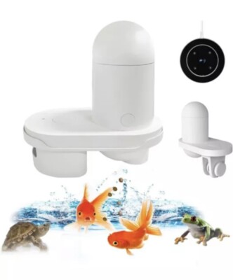  Visual Auto Fish Feeder with 2K HD Camera, Smart WiFi Automatic Fish Feeder, 