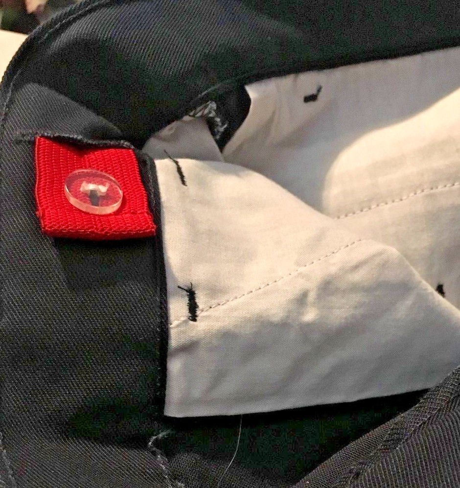 Austin Schl Uniform Navy Blue GIRLS Sz 20.5  FLAT Zipper FRONT PANTS Adjustable