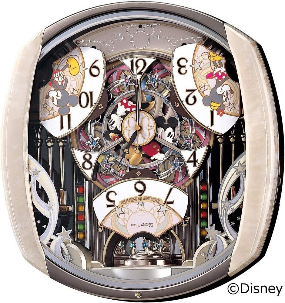 電波  FS513W Disney ミッキー インテリア SEIKO セイコー クロック 大人ディズニー ミッキー&ミニー 電波