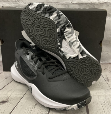 Under Armour Unisex Lockdown 6 Size M12 W13.5 Black Basketball Shoes New In Box