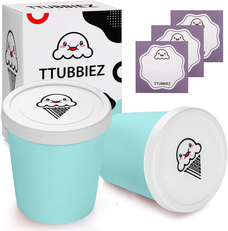 S (2 Pack - 1 Quart Each), Ice Cream Containers For Homemade