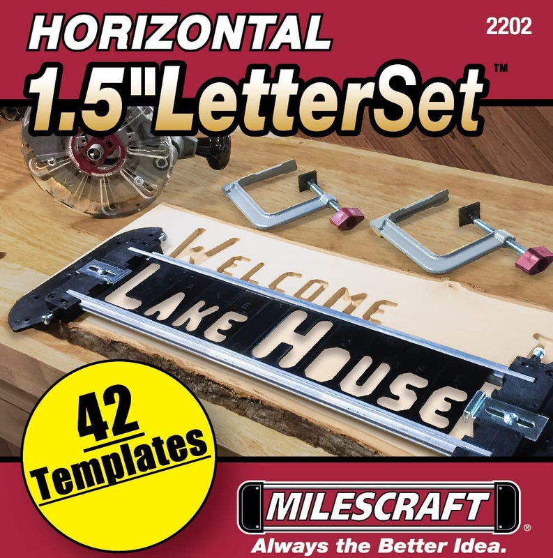 Sign Making Letter Engraving Jig Set Maker For Router Wood Woodworking Template