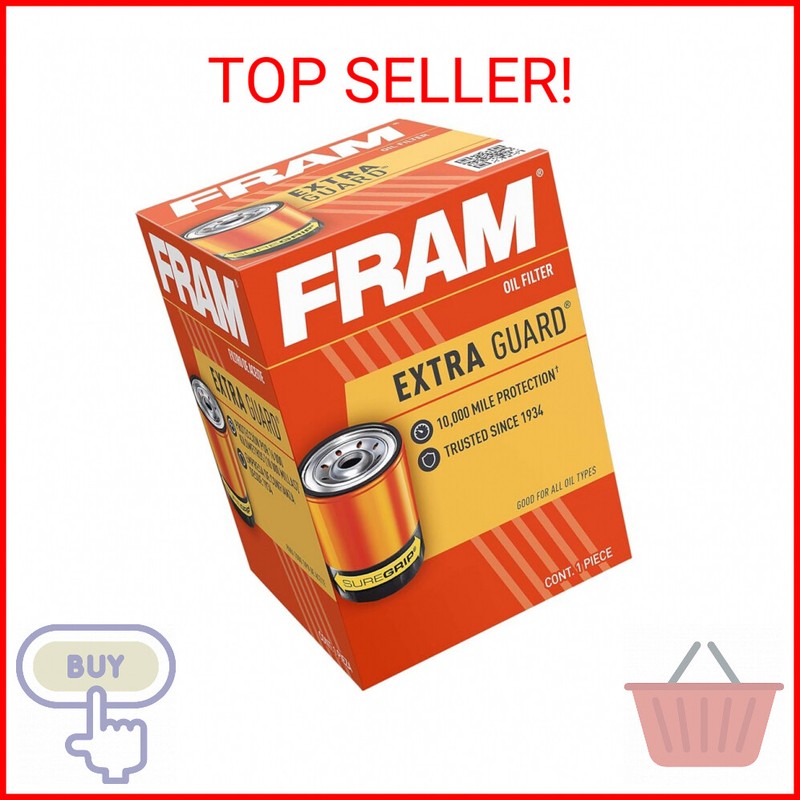 FRAM PH10575 Spin-On Oil Filter, Extra Guard.