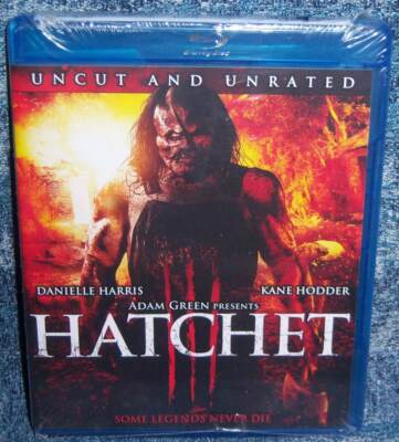 NEW RARE OOP DANIELLE HARRIS HATCHET 3 III UNCUT UNRATED HORROR MOVIE BLU RAY