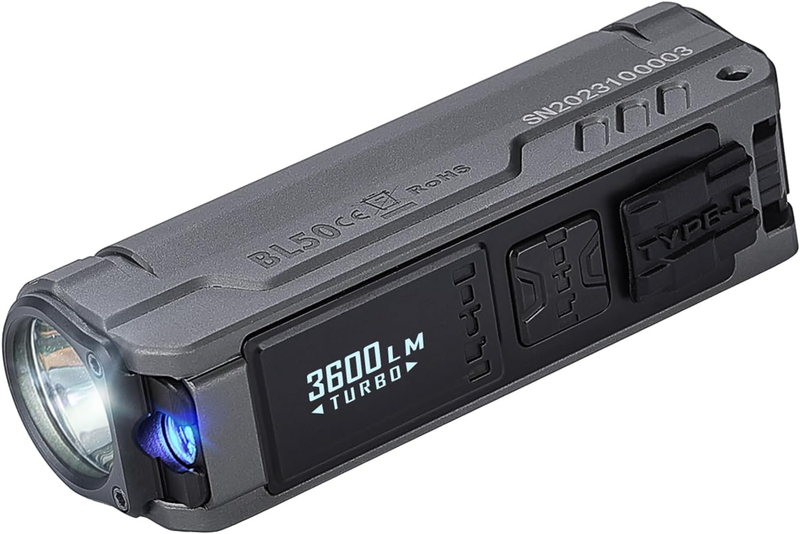 BL50 Mini Rechargeable Torch 3600 Lumens Super Bright LED Flashlight Waterproof