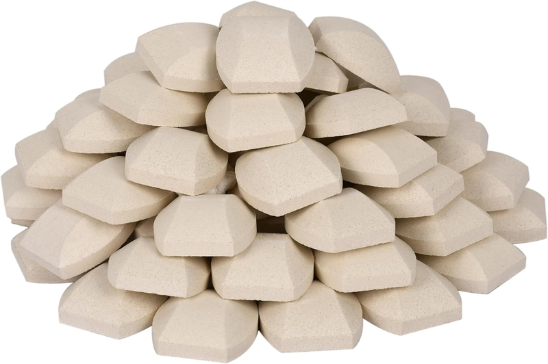 Ceramic Briquettes for Turbo Nexgrill Gas Grills 50-Piece 2X2 Inches