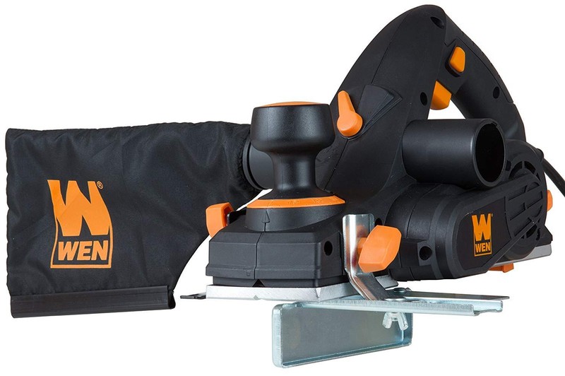 Wood Planer Electric Hand Tool Held Woodworking Power Tool 6-Amp 3-1/4-Inch