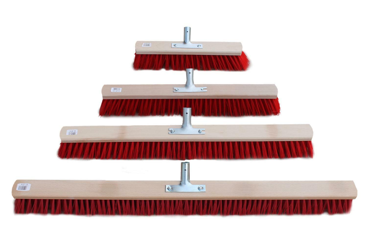 Straßenbesen ELASTON - ROT Hofbesen Industriebesen Werkstattbesen Stielhalterung