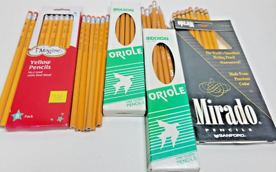 Vintage Pencils Variety Pack Oriole Mirado Dixon No. 2 Assorted Retro