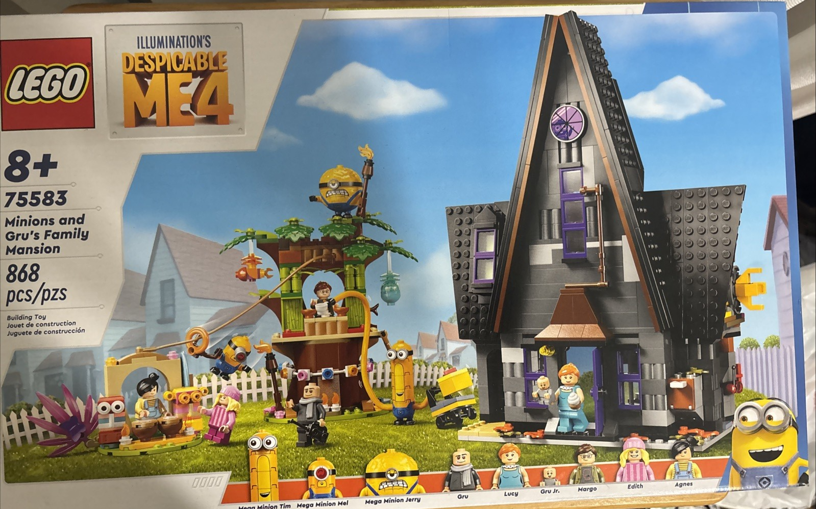 m LEGO 75583 Minions and Gru's Family Mansion Set Parts List