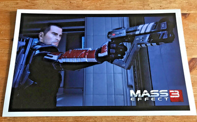 Mass Effect 3 Poster Video Game 11'' x 17'' Artwork John Sheperd Art