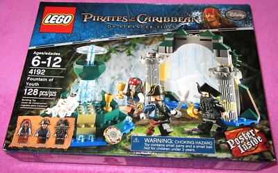 Lego 4192 Pirates of the Caribbean ~ FOUNTAIN OF YOUTH ~ retired NISB Sparrow