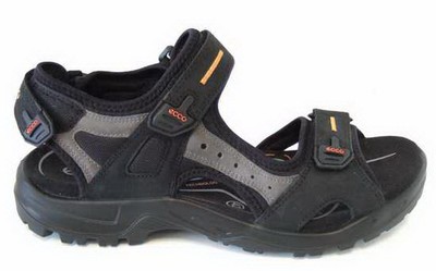 Ecco Trekking Offroad Sport Sandale 069564 50034 schwarz Klettverschluß