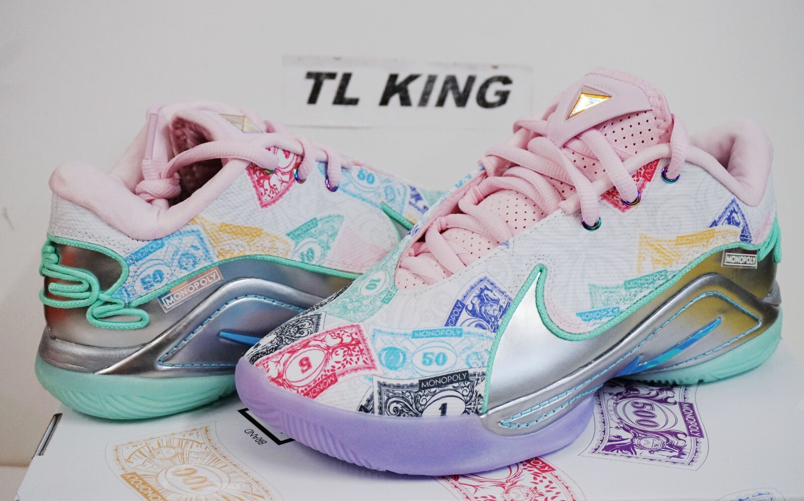 NIKE Monopoly x レブロン22 QS 'Currency'30cm Nike Monopoly x LeBron 22 QS Currency Mens Shoe Size 9.5 | eBay