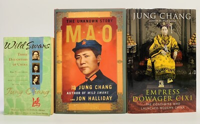 Jung Chang Lot: Mao 2006, Wild Swans 1991, Empress Dowager Cixi 2013 HC & PB