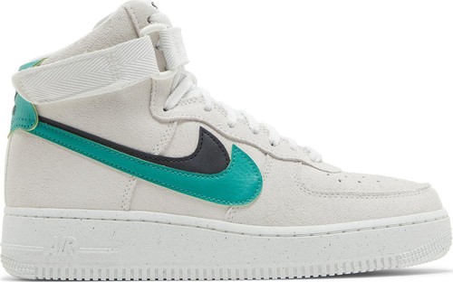 

[DO9460-100] Женские кроссовки Nike Air Force 1 High SE Sesame Neptune Green, Summit white/black/sesame/neptune