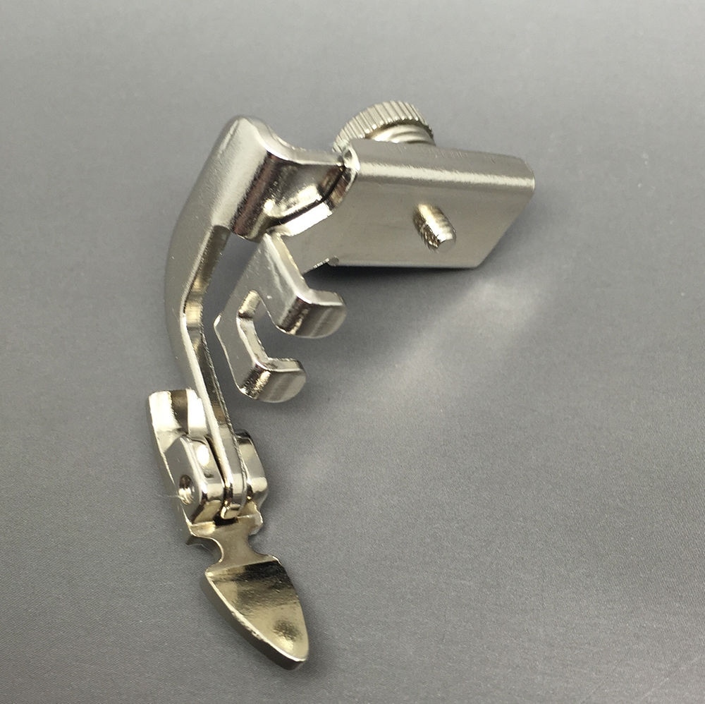 Zipper/piping Foot All Metal Adjustable Low Shank Narrow fit most