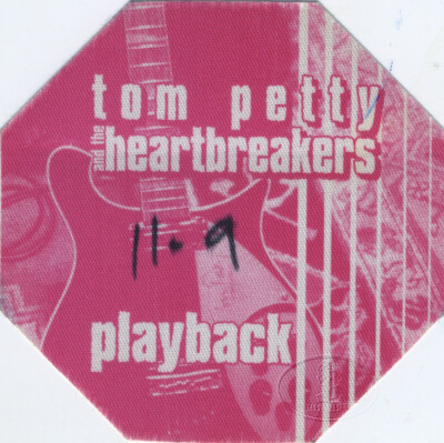 TOM PETTY 1996 Playback Tour Backstage Pass
