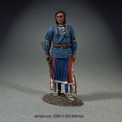 W BRITAINS #32005 - Curly, 7th Cavalry Scout
