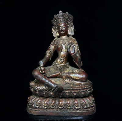 Details about / Old Chinese brass MING XUANDE hand-carved Buddha lotus statue