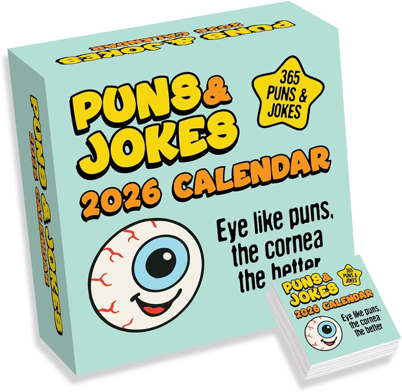 Daily Pun & Joke Desk Calendar 2026 – Funny Tear-Off Calendar