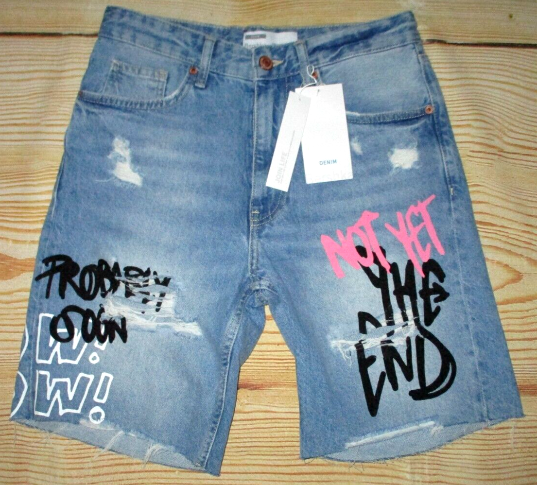 【AAKE】BIZZO ONE-TUCK BERMUDA DENIM MBZJSDKHLK Women Y2k Baggy Denim Bermuda Shorts Straight Leg