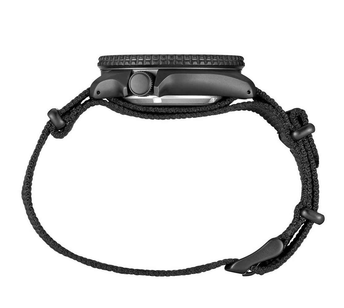 Pre-owned Seiko 5 Sports 24-jewel Automatic Watch - Black - Nylon