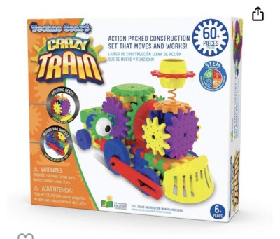 The Learning Journey | Techno Gears | STEM Construction Set | Crazy Train 50+ pc